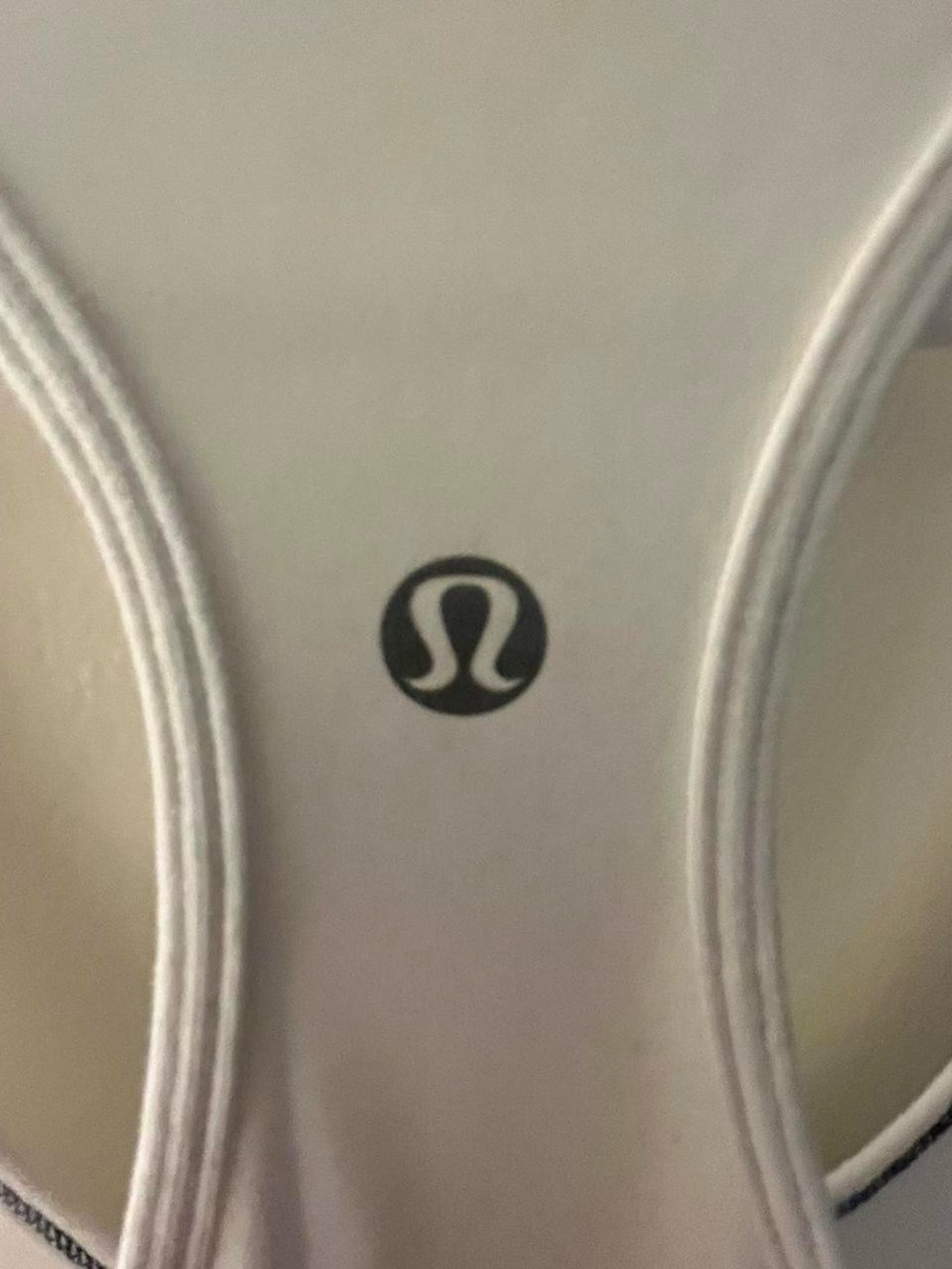 Women's White Tie-Dye Racerback Lululemon Cool Racerback - Picture 5 of 5